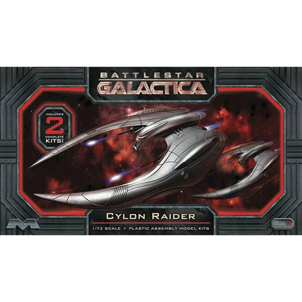 メビウスモデル 1/72 バトルスター・ギャラクティカ サイロン・レイダー 2機セット 宇宙空母ギャラクティカ キャラクタープラモデル MOE959