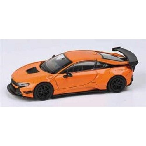 PARA64 1/64 リバティーウォーク BMW i8 オレンジ 左ハンドル仕様 完成品ミニカー PA-55144