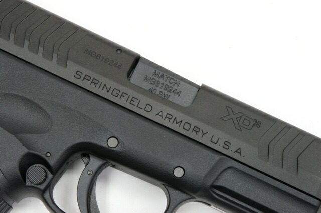 マルイ XDM-40 スプリングフィールド社 刻印追加カスタム 東京マルイ「XDM-40」スプリングフィールド社 刻印追加カスタム ①