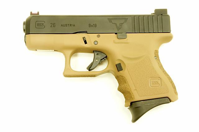 アームズマガジンショップ × タックエレメント ガスガン グロック26 TTIカスタム キャリーType STD ダークアース トイガン 110026462000【18歳以上】