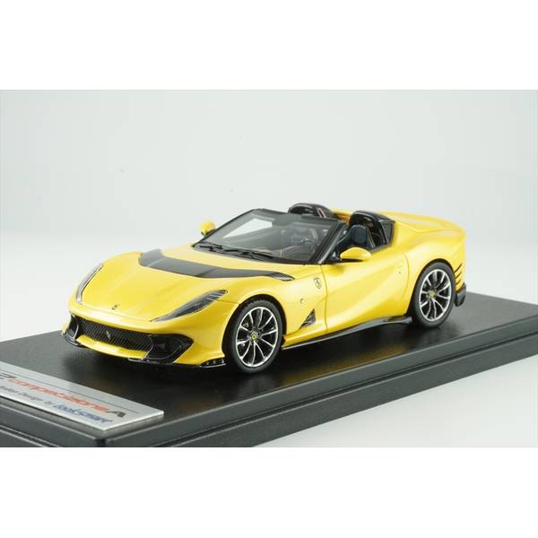 ルックスマート 1/43 フェラーリ 812 コンペティツィオーネA イエロー 完成品ミニカー LS531A