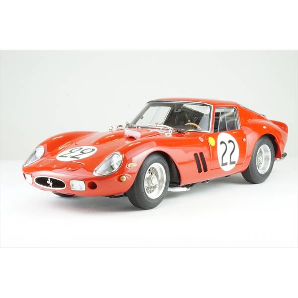 CMC 1/18 フェラーリ 250 GTO No.22 1962 ル・マン24時間 3位 Beurlys/Elde/Mason 左ハンドル仕様 完成品ミニカー M-253