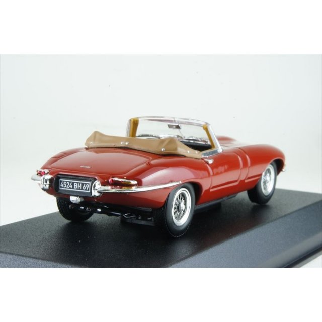 ノレブ 1/43 ジャガー Eタイプ カブリオレ 1961 レッド 完成品
