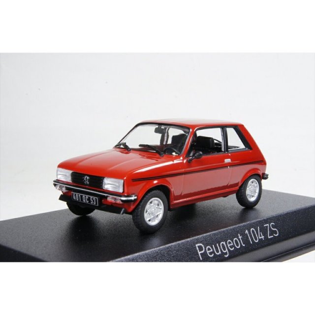 ノレブ  1/43 プジョー 104 ZS 1979 コーラルレッド 完成品ミニカー 471403