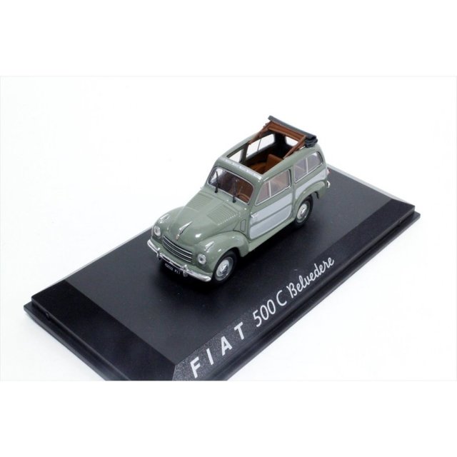 ノレブ 1/43 フィアット 500 ベルベデーレ 1952 グリーン/グレー 完成品ミニカー 770065