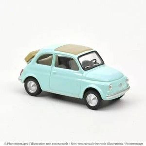 【6月予約】ノレブ 1/43 フィアット 500 F 1965 パステルブルー 完成品ミニカー 771206