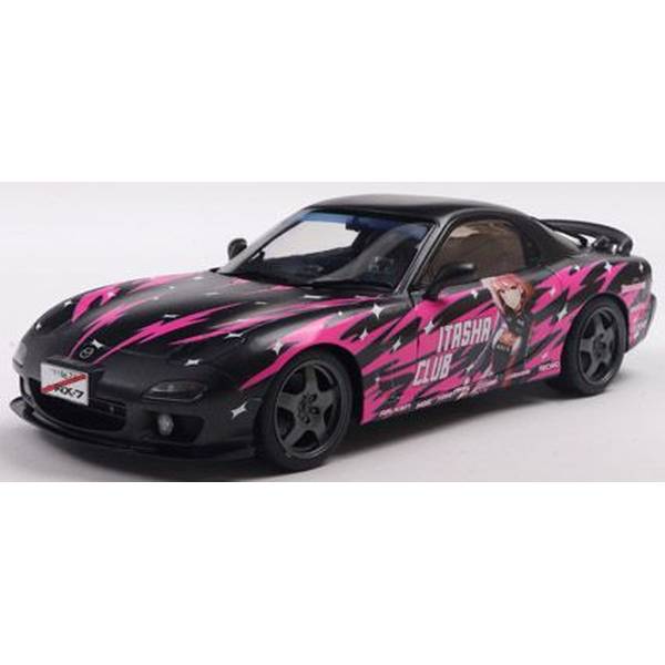 ソリド 1/18 マツダ RX-7 FD3S ソリドワークス 痛車 1999 ブラック/ピンク 完成品ミニカー S1810605