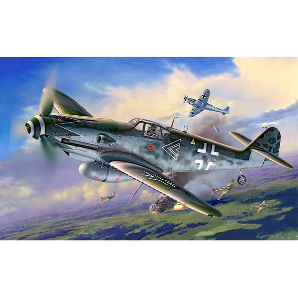 【3月予約】ドイツレベル 1/32 メッサーシュミット Bf109G-10 ‘Erla’ スケールモデル 03752