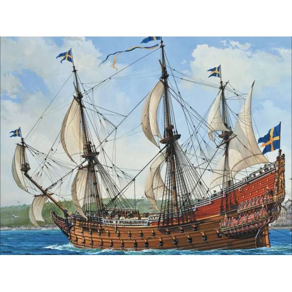 ドイツレベル 1/150 スウェーデン海軍 ヴァーサ スケールモデル 05414