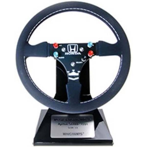 ミニチャンプス 1/2 ステアリングホイール マクラーレン MP4/6 1991 F1 A.セナ 完成品ミニカー 254910001