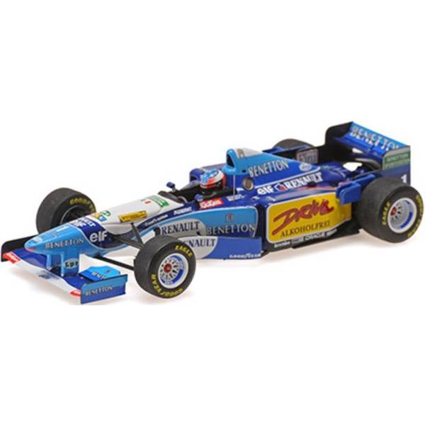 ミニチャンプス 1/43 ベネトン ルノー B195 No.1 1995 F1 フランスGP ウィナー M.シューマッハ 完成品ミニカー 517950701
