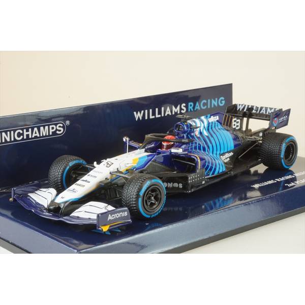 ミニチャンプス ウィリアムズ FW43B ジョージ・ラッセル ベルギーGP 2位 ミニチャンプス 1/18 ウィリアムズ レーシング メルセデス FW43B