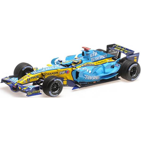 ミニチャンプス 1/18 ルノー R26 No.1 2006 F1 ブラジルGP ワールドチャンピオン F.アロンソ 完成品ミニカー 117061801