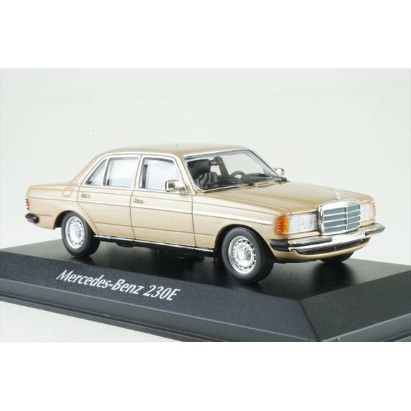 マキシチャンプス 1/43 メルセデス・ベンツ W123 230E 1982 ゴールドメタリック 完成品ミニカー 940032205