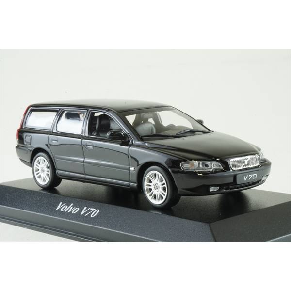 マキシチャンプス 1/43 ボルボ V70 ブレーク 2000 ブラック 完成品ミニカー 940171210