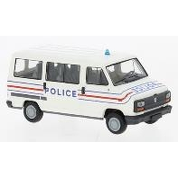 【1月予約】BREKINA 1/87 プジョー J5 バス 1982 ポリス F 完成品ミニカー 34914