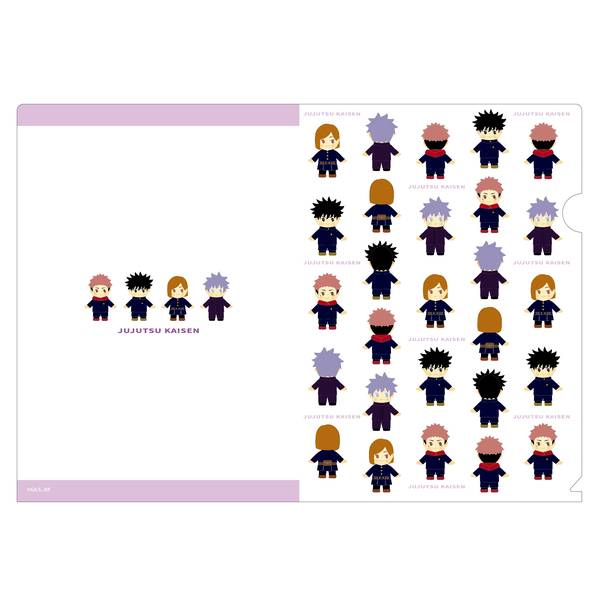 【9月予約】呪術廻戦 コスチュームキューピー クリアファイル キャラグッズ 4518297094023