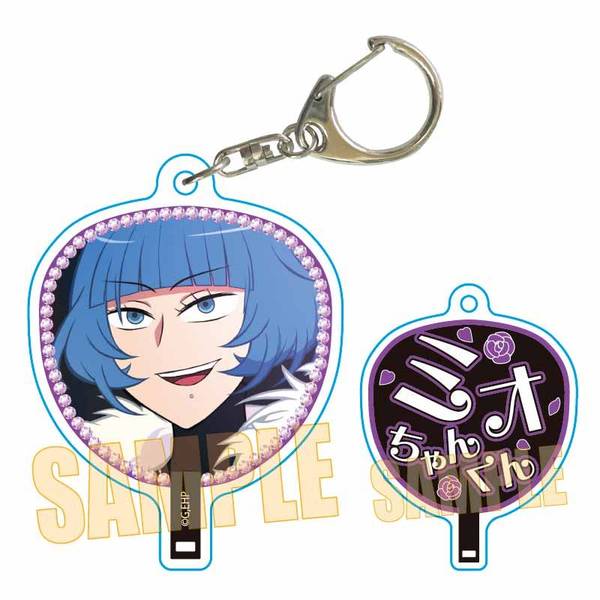【10月予約】えぶりでいホスト うちわキーホルダー ミオ キャラグッズ 4522776277319