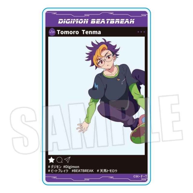 【2月予約】DIGIMON BEATBREAK アクリルカード 天馬 トモロウ Skater ver. キャラグッズ 4522776280456