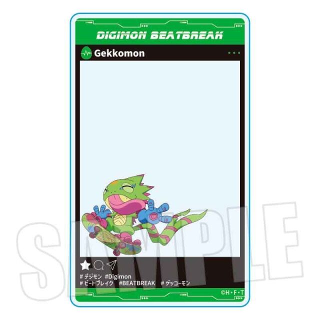 【2月予約】DIGIMON BEATBREAK アクリルカード ゲッコーモン Skater ver. キャラグッズ 4522776280463