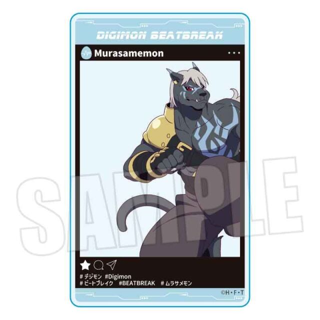 【2月予約】DIGIMON BEATBREAK アクリルカード ムラサメモン Skater ver. キャラグッズ 4522776280524