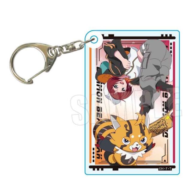 【2月予約】DIGIMON BEATBREAK アクリルキーホルダー 咲夜 レーナ&プリスティモン Skater ver. キャラグッズ 4522776280548