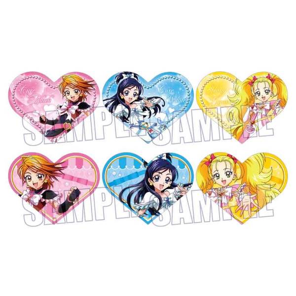【11月予約】ふたりはプリキュアMax Heart トレーディングハート型色紙 Action ver. 6個入BOX キャラグッズ 4522776433876