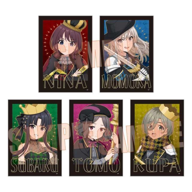 【2月予約】ガールズバンドクライ トレーディング箔押しブロマイド チェス 5個入BOX キャラグッズ 4522776434798