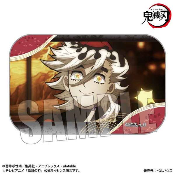 【10月予約】アニメ「鬼滅の刃」刀鍛冶の里編 メモリーズスクエア缶バッジ 鬼ver. 童磨 キャラグッズ 4522776562521