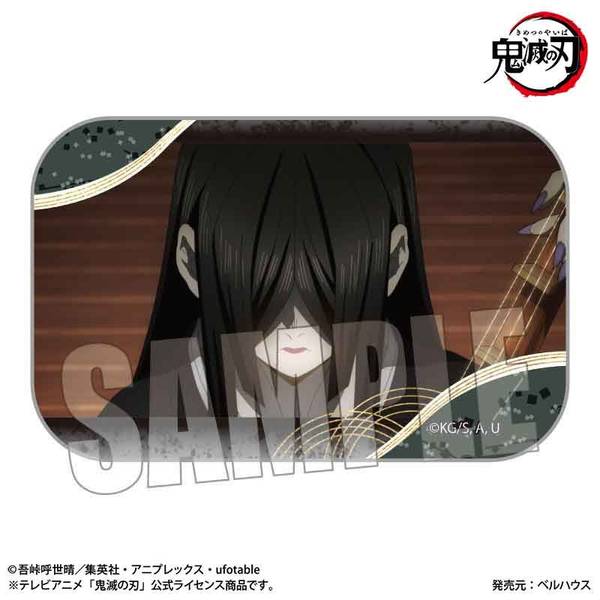 【10月予約】アニメ「鬼滅の刃」刀鍛冶の里編 メモリーズスクエア缶バッジ 鬼ver. 鳴女 キャラグッズ 4522776562620