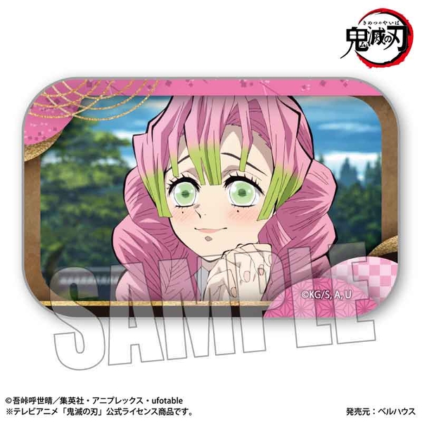 テレビアニメ「鬼滅の刃」竈門炭治郎 立志編 メモリーズスクエア缶バッジ 甘露寺 蜜璃 (再販品)