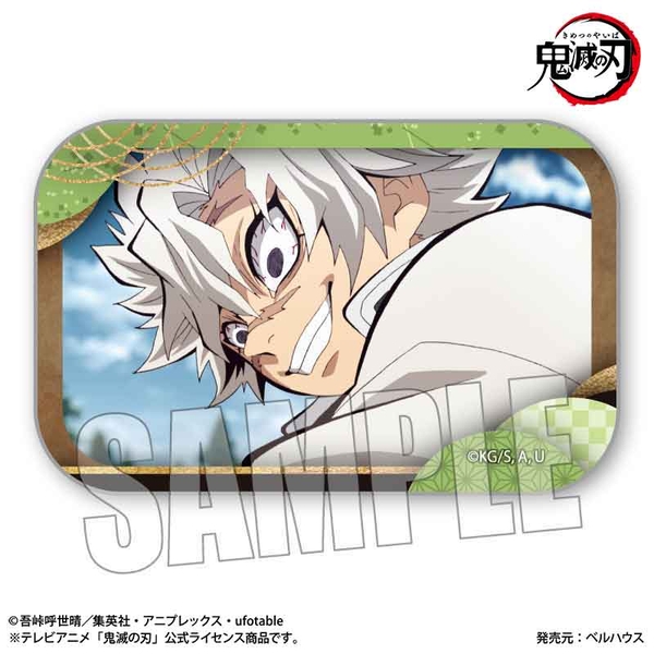 テレビアニメ「鬼滅の刃」竈門炭治郎 立志編 メモリーズスクエア缶バッジ 不死川 実弥 (再販品)
