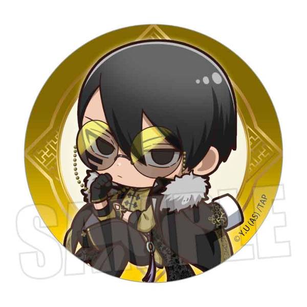 【1月予約】桃源暗鬼 缶バッジ 無陀野 無人 中華風マフィアver. キャラグッズ 4522776573619