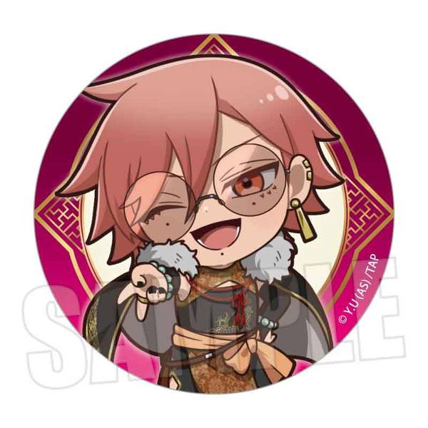 【1月予約】桃源暗鬼 缶バッジ 花魁坂 京夜 中華風マフィアver. キャラグッズ 4522776573633