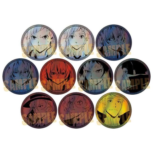 【2月予約】文豪ストレイドッグス トレーディングホログラム缶バッジ 第2シーズン 10個入BOX キャラグッズ 4522776574180