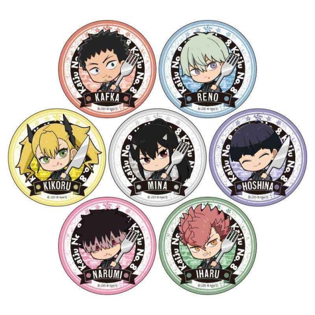 【2月予約】怪獣8号 トレーディング缶バッジ ごちきゃら 7個入BOX キャラグッズ 4522776574555