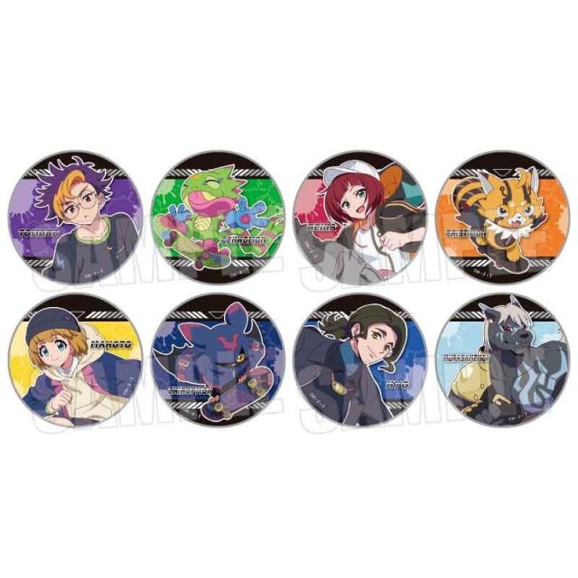 【2月予約】DIGIMON BEATBREAK トレーディング缶バッジ Skater ver. 8個入BOX キャラグッズ 4522776574685