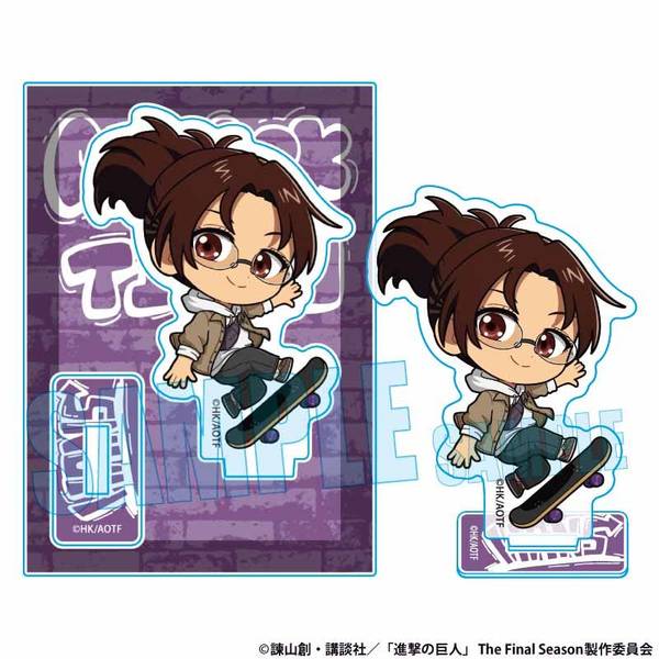 【1月予約】進撃の巨人 ミニスタンド ハンジ・ゾエ スケーターver. キャラグッズ 4522776651287