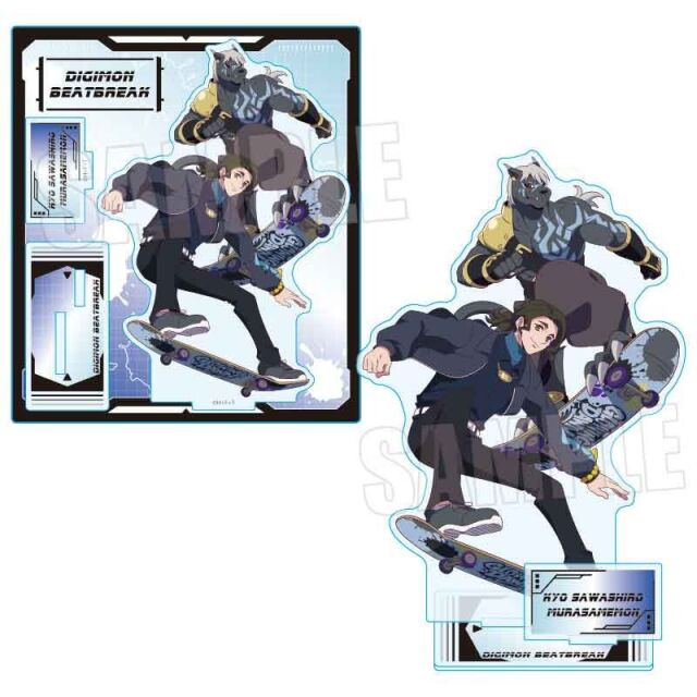 【2月予約】DIGIMON BEATBREAK アクリルスタンド 沢城 キョウ&ムラサメモン Skater ver. キャラグッズ 4522776657517