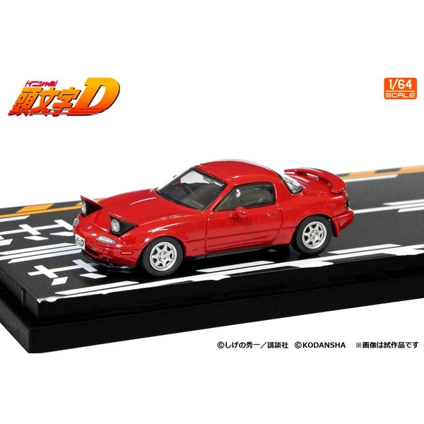 ※新品ケース交換済み　日本統一　63.64 　DVD2巻セット MD64211 1/64 頭文字D セットVol.11 末次トオルロードスター