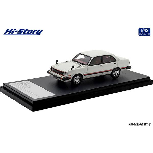 ハイストーリー 1/43 いすゞ ジェミニ セダン ZZ/T 1981 ホワイト 完成品ミニカー HS472WH