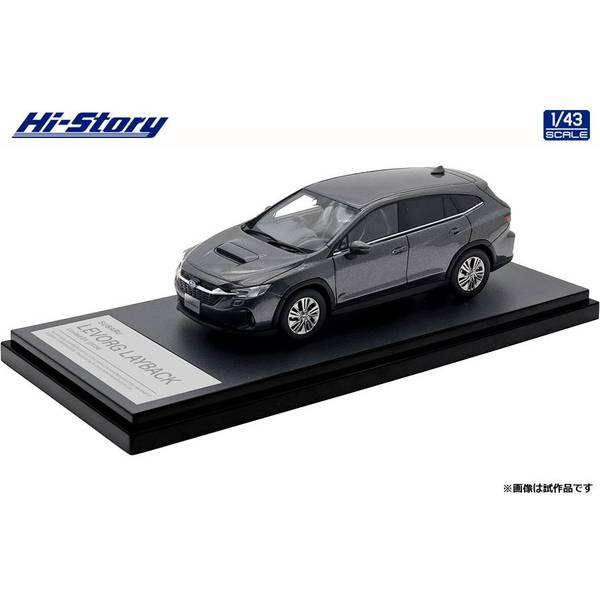 ハイストーリー 1/43 スバル レヴォーグ レイバック Limited EX 2024 マグネタイトグレー・メタリック 完成品ミニカー HS502GY