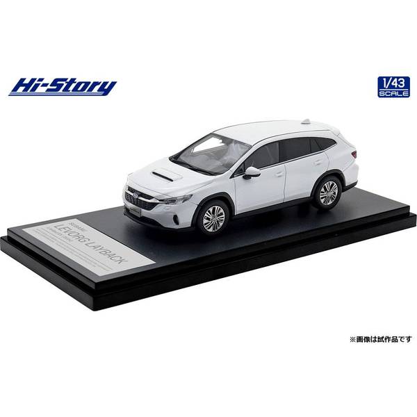 ハイストーリー 1/43 スバル レヴォーグ レイバック Limited EX 2024 セラミックホワイト 完成品ミニカー HS502WH