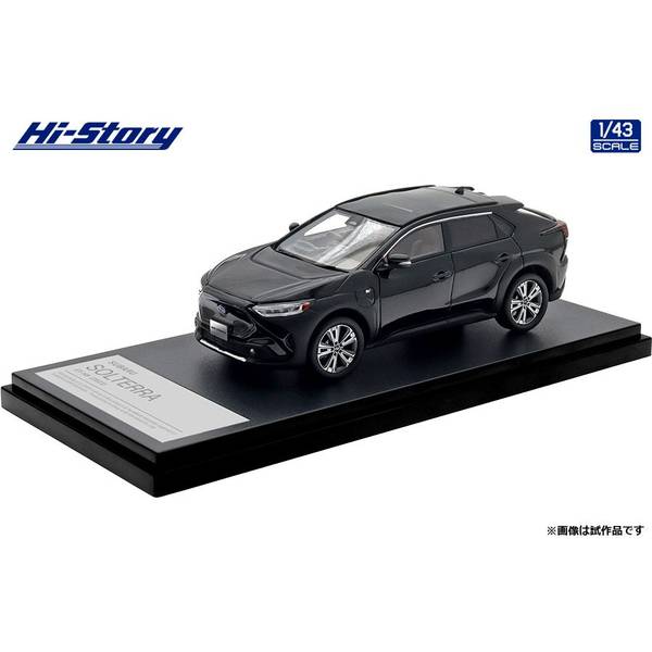 ハイストーリー 1/43 スバル ソルテラ ET-HS 2023 ブラック 完成品ミニカー HS503BK