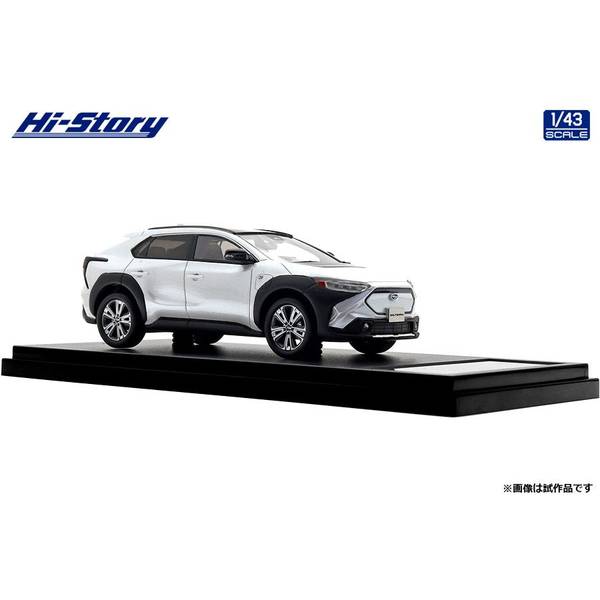 ハイストーリー 1/43 スバル ソルテラ ET-HS 2023 プラチナホワイト