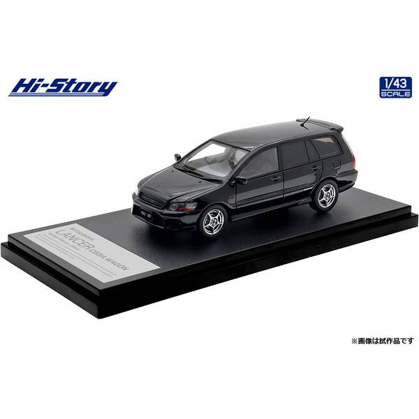 ハイストーリー 1/43 ミツビシ ランサーセディアワゴン ラリーアートエディション 2001 アメジストブラック 完成品ミニカー HS505BK