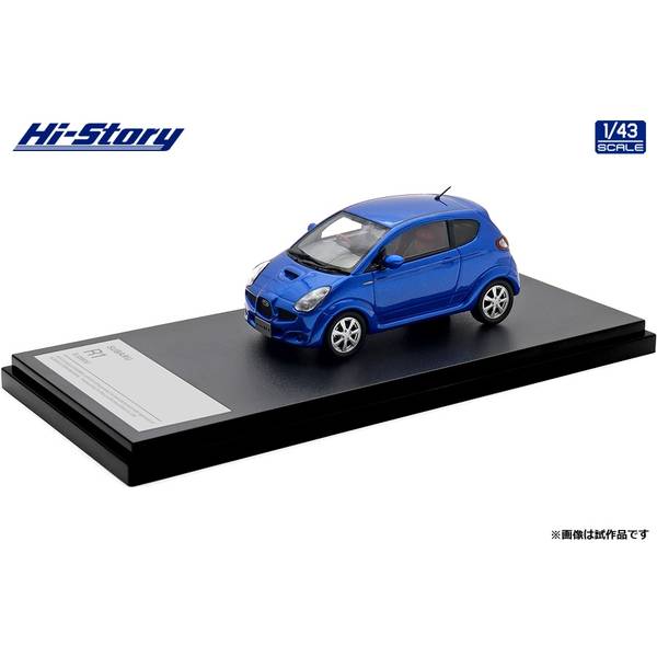 ハイストーリー 1/43 スバル R1 S 2005 カスタマイズカラー メタリックブルー 完成品ミニカー HS511BL