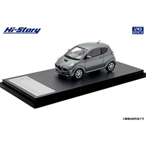 ハイストーリー 1/43 スバル R1 S 2005 チタニウムグレーメタリック 完成品ミニカー HS511GY
