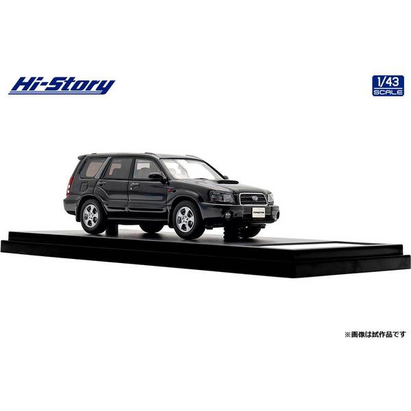 1/43 スバル　フォレスター　T/tb ミニカー　ブラックマイカ　2トーン 10月予約】ハイストーリー 1/43 スバル フォレスター XT 2002