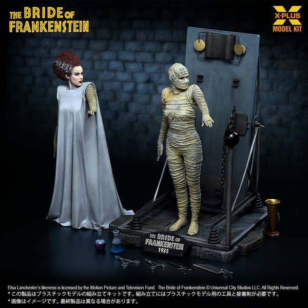 エクスプラス 1/8 フランケンシュタインの花嫁 キャラクタープラモデル 4532149022385
